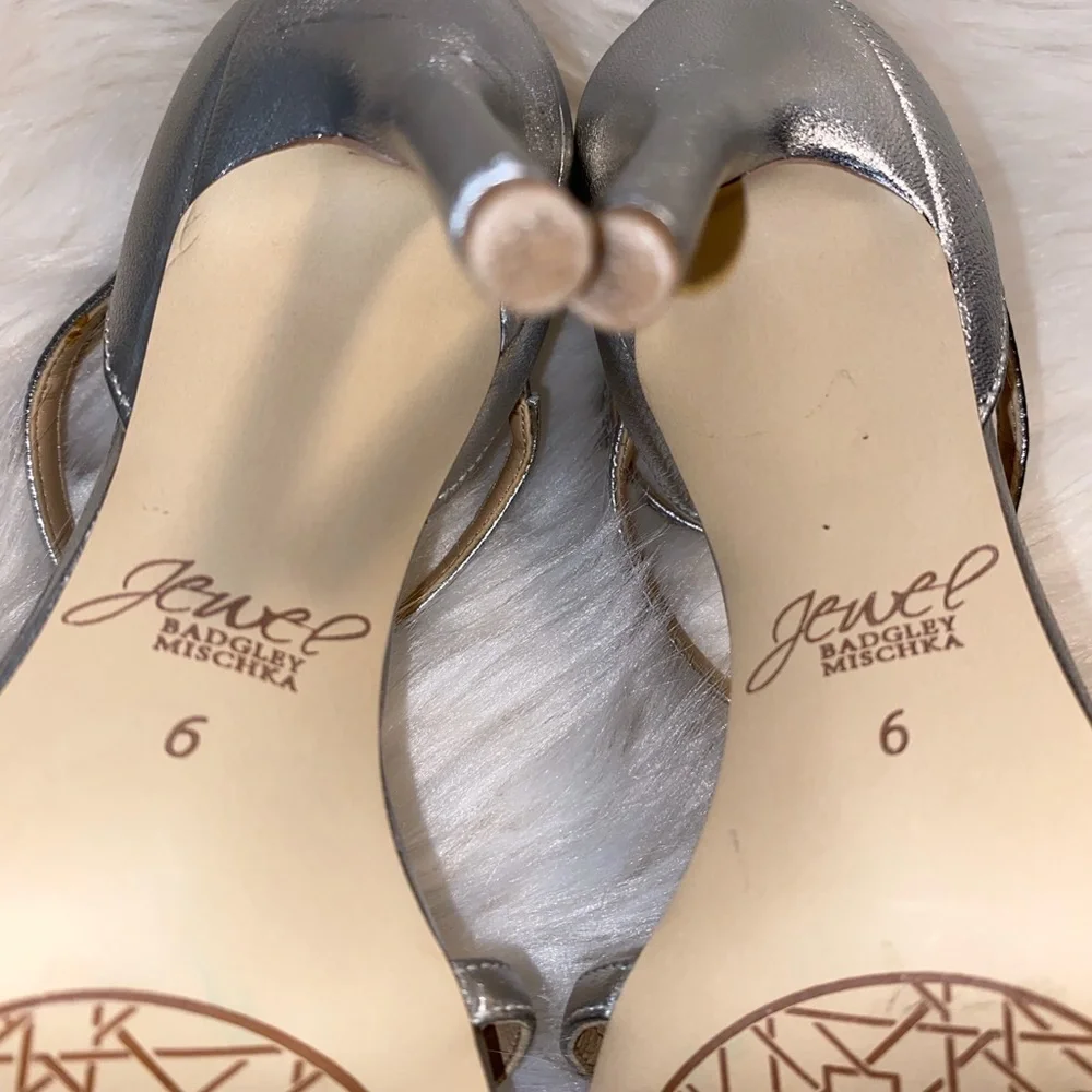 Jewel Badgley Mischka Hazel II Embellished Heels